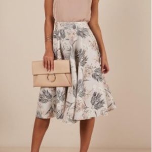 Floral A line skirt